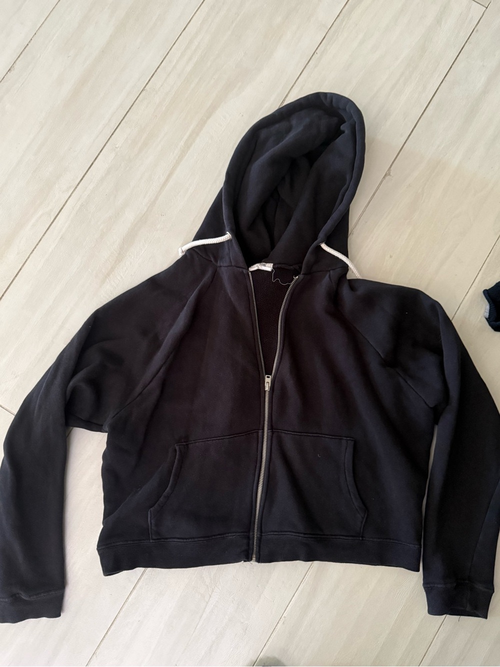 Re/done vintage black hoodie